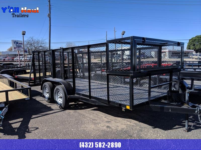 C&M 76 x 16 Landscape Utility Trailer C&M 76 x 16 Landscape Utility Trailer