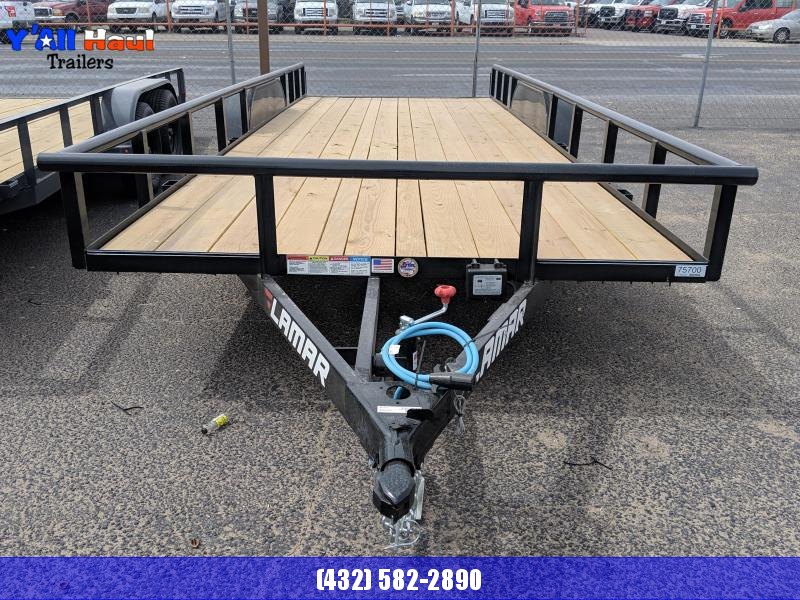Lamar 83 X 20 PT Ramps Brake Equipment Trailer Lamar 83 X 20 PT Ramps Brake Equipment Trailer