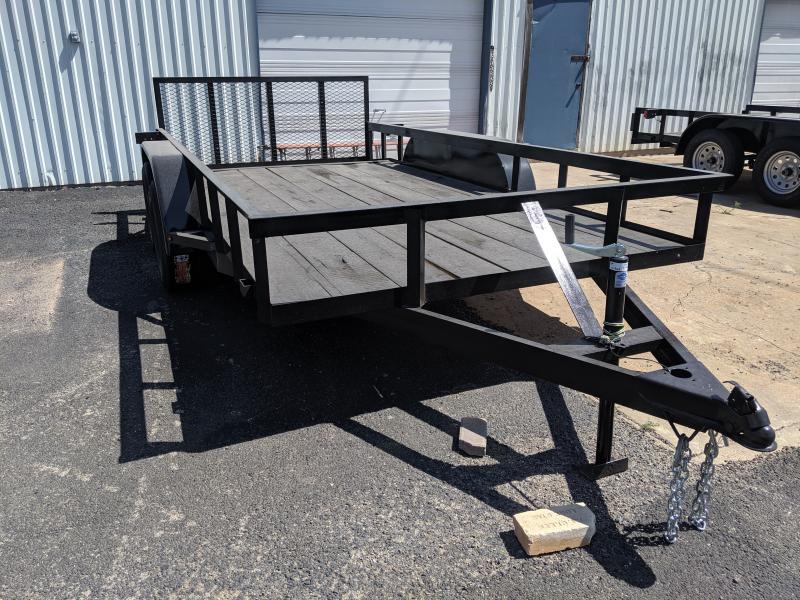 C&M 76 x 14 tandem Dovetail Gate Utility Trailer C&M 76 x 14 tandem Dovetail Gate Utility Trailer