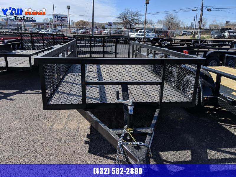 C&M 76 x 14 Dove tail Gate 2' Expanded metal sides Utility Trailer C&M 76 x 14 Dove tail Gate 2' Expanded metal sides Utility Trailer