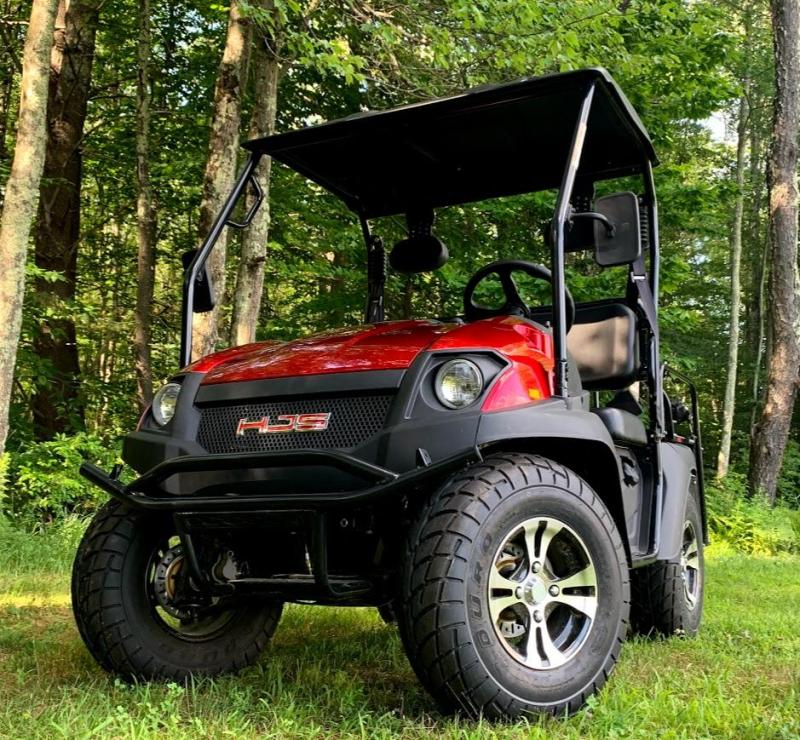 '18 HJS Big Horn 200GVX UTV 4 pass GAS Golf Cart w/flatbed BURGUNDY '18 HJS Big Horn 200GVX UTV 4 pass GAS Golf Cart w/flatbed BURGUNDY