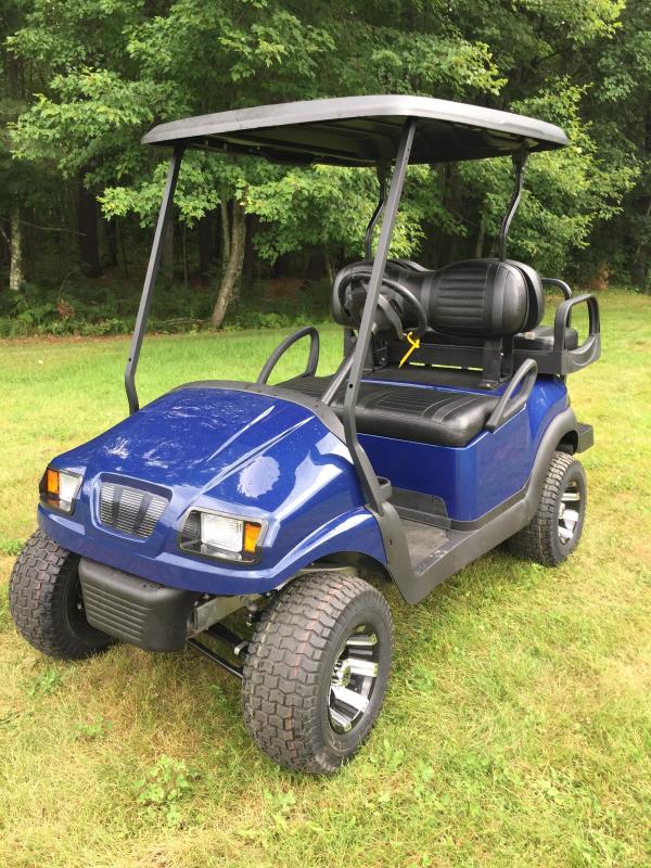 CUSTOM PRECEDENT PHANTOM NAVY METALLIC ELEC GOLF CAR 4 PASS CUSTOM PRECEDENT PHANTOM NAVY METALLIC ELEC GOLF CAR 4 PASS