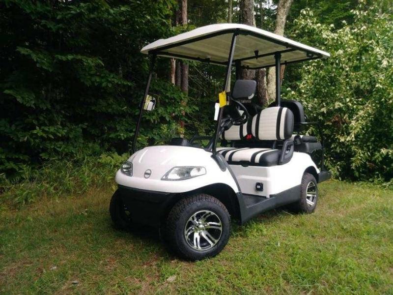 Advanced EV 4 pass 25 MPH White Electric golf cart-2 year warranty Advanced EV 4 pass 25 MPH White Electric golf cart-2 year warranty