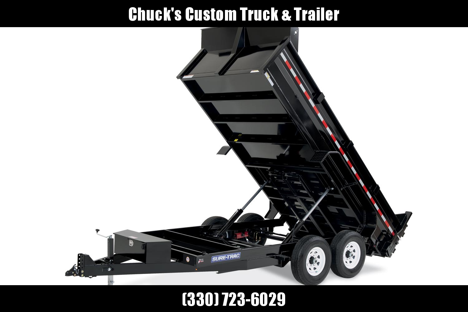 2019 Sure-Trac 82 IN X 16 LP 14K Dual Ram Dump 2019 Sure-Trac 82 IN X 16 LP 14K Dual Ram Dump
