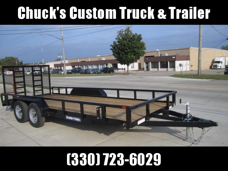 2020 Sure-Trac 7 X 18 Tube Top Utility 7K Tandem 2020 Sure-Trac 7 X 18 Tube Top Utility 7K Tandem