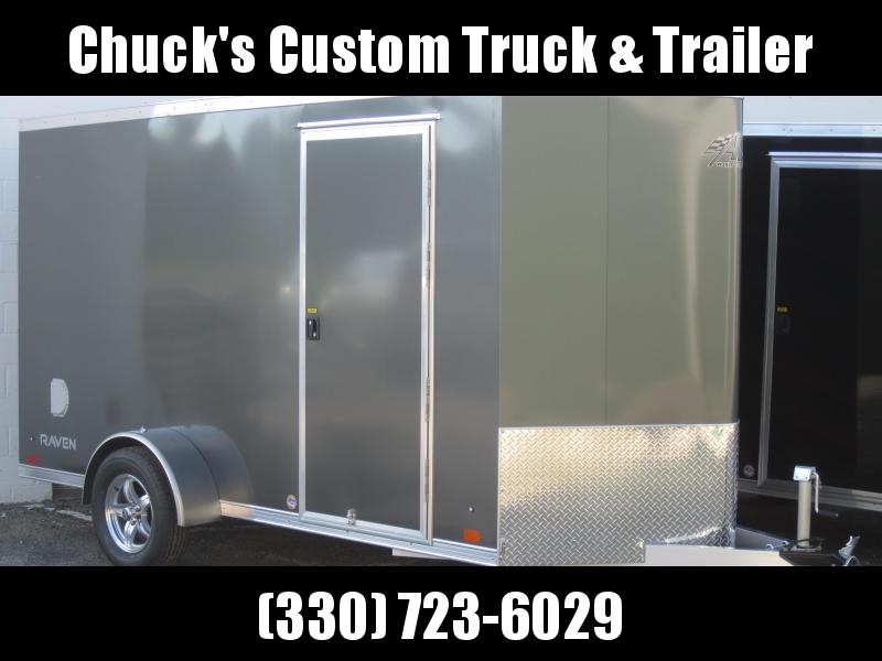 Aluminum Trailer Company 6X12 ALUMINUM CHARCOAL RAMP DOOR Enclosed Cargo Trailer Aluminum Trailer Company 6X12 ALUMINUM CHARCOAL RAMP DOOR Enclosed Cargo Trailer