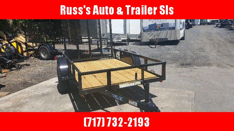 2019 Top Hat 5X8 Express Angle Utility Trailer-Black 2019 Top Hat 5X8 Express Angle Utility Trailer-Black