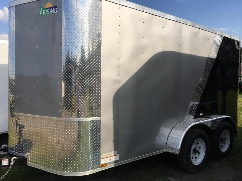 2018 Arising 7x12 Tandem Axle Enclosed Cargo Trailer Southern