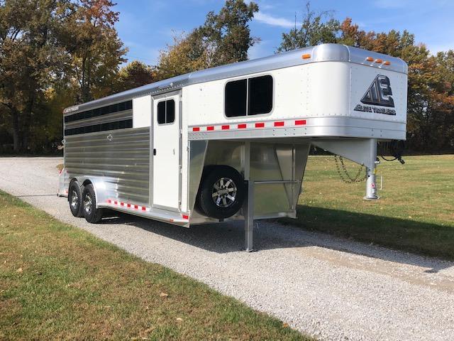 2019 Elite Trailers 4 Horse Stock Combo Livestock Trailer 2019 Elite Trailers 4 Horse Stock Combo Livestock Trailer