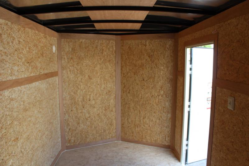 B Now Available B 2019 6 X12 Scout White Enclosed Cargo Trailer