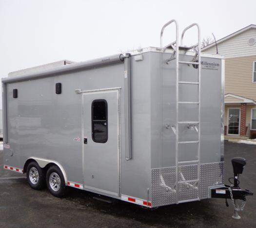Custom 16' Millennium Motorcycle Enclosed Trailer Custom 16' Millennium Motorcycle Enclosed Trailer