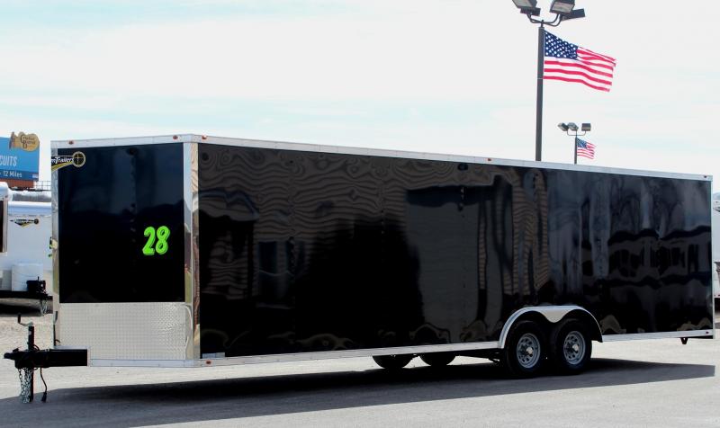 2019 28' Millennium Chrome Enclosed Trailer FREE Upgraded Radial Tires 2019 28' Millennium Chrome Enclosed Trailer FREE Upgraded Radial Tires
