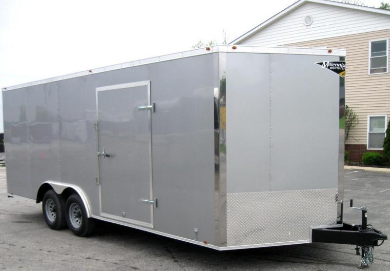2019 20' Millennium Chrome Enclosed Race Trailer Heavy Duty Axles FREE RADIAL UPGRADE 2019 20' Millennium Chrome Enclosed Race Trailer Heavy Duty Axles FREE RADIAL UPGRADE