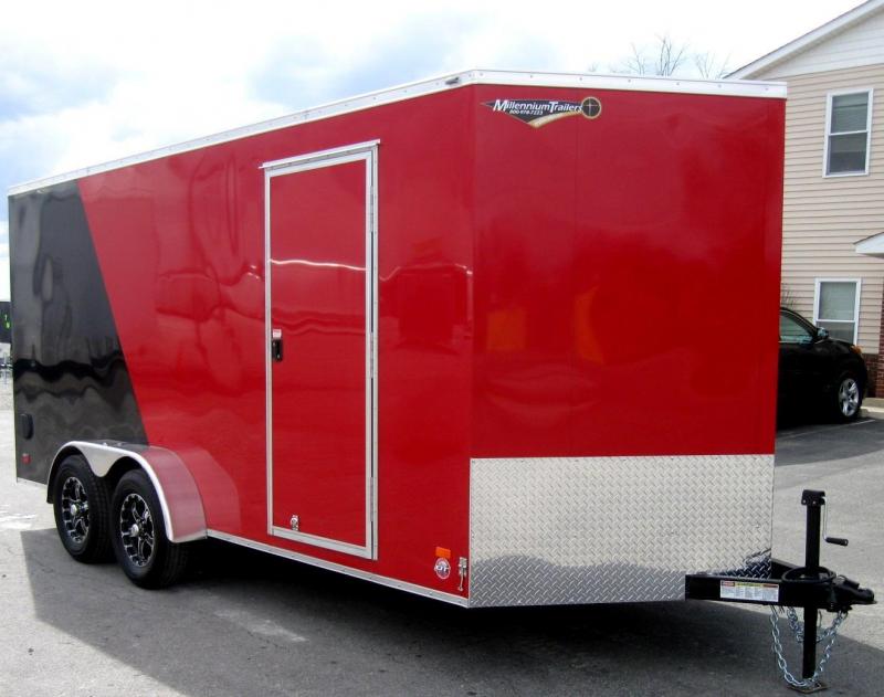 7'x16' Scout Cargo Enclosed Trailer with Plus Pkg. 6" Extra 7'x16' Scout Cargo Enclosed Trailer with Plus Pkg. 6" Extra