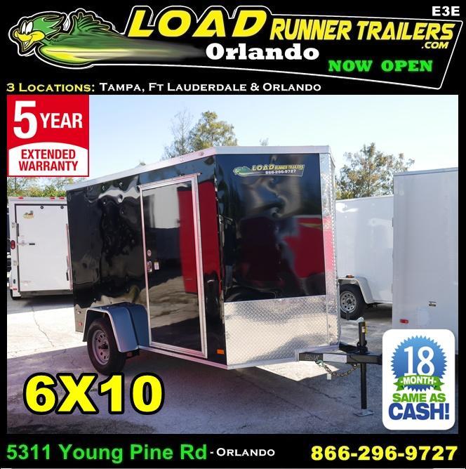*E3E* 6x10 Enclosed Trailer | Cargo Trailers W/ Ramp #105664| 6 x 10 | EV6-10S3-R *E3E* 6x10 Enclosed Trailer | Cargo Trailers W/ Ramp #105664| 6 x 10 | EV6-10S3-R