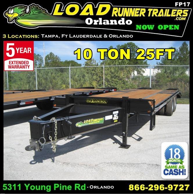 *FP17* 8.5x25 Flatbed Pintle Deck Over |Military Trailers 8.5 x 25 | FP102-25T10-FF *FP17* 8.5x25 Flatbed Pintle Deck Over |Military Trailers 8.5 x 25 | FP102-25T10-FF