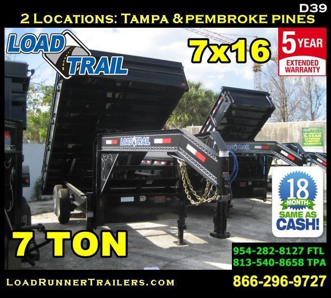 *D39* 8x16 7 TON Dump Trailer Flatbed Fold Down Sides 8 x 16 | DG96-16T7-18S *D39* 8x16 7 TON Dump Trailer Flatbed Fold Down Sides 8 x 16 | DG96-16T7-18S
