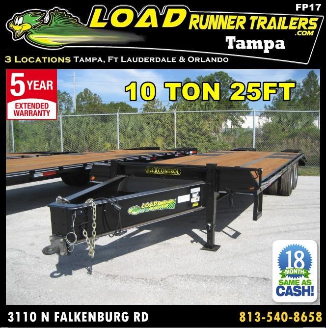 *FP17* 8.5x25 Flatbed Pintle Deck Over |Military Trailers 8.5 x 25 | FP102-25T10-FF *FP17* 8.5x25 Flatbed Pintle Deck Over |Military Trailers 8.5 x 25 | FP102-25T10-FF