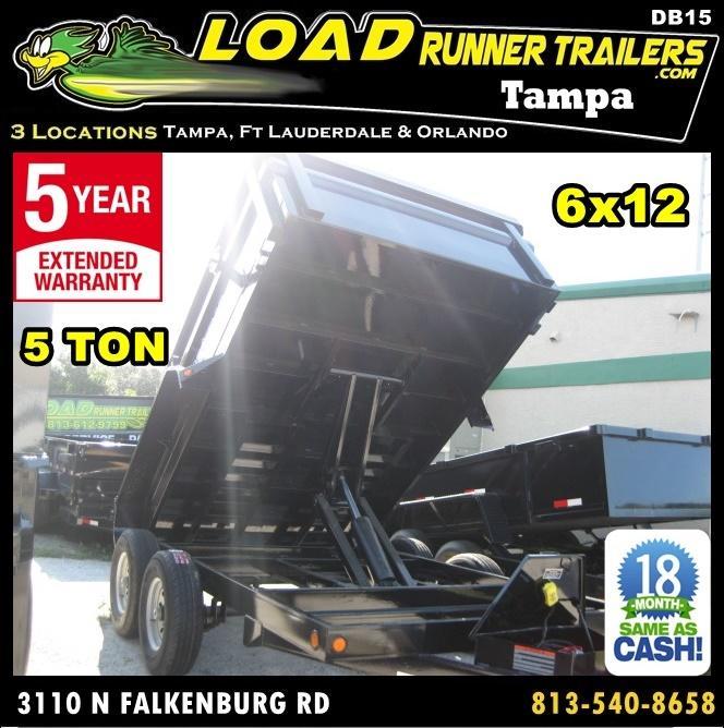 *DB15* 6x12 5k Load Trail Dump Trailer Tandem Axle Trailers 6 x 12 | D72-12T5-24S *DB15* 6x12 5k Load Trail Dump Trailer Tandem Axle Trailers 6 x 12 | D72-12T5-24S