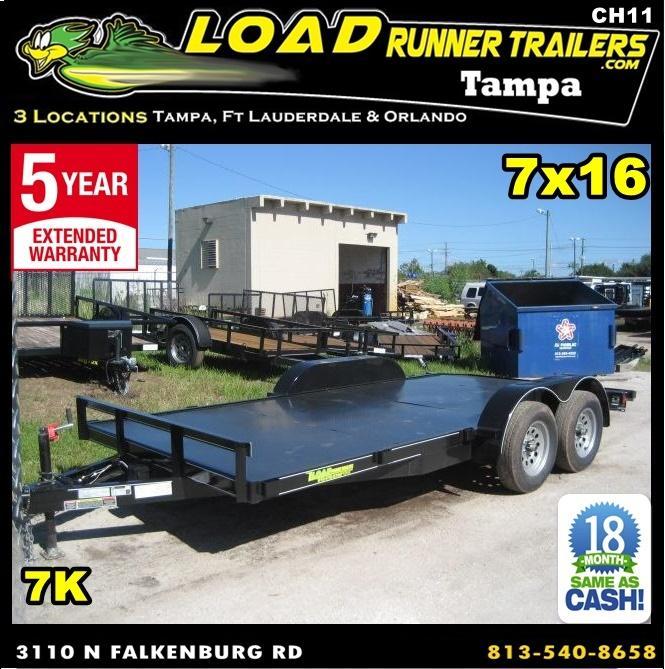 *CH11* 7x16 Car hauler Trailer w/Brakes LR Trailers & Haulers 7 x 16 | CH82-16T3-1B-SD in Ashburn, VA *CH11* 7x16 Car hauler Trailer w/Brakes LR Trailers & Haulers 7 x 16 | CH82-16T3-1B-SD in Ashburn, VA