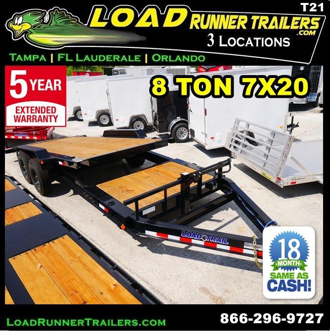 *T21* 7x20 8 TON Tilt Equipment Hauler Trailer 7 x 20 | T83-16+4T8T-GT *T21* 7x20 8 TON Tilt Equipment Hauler Trailer 7 x 20 | T83-16+4T8T-GT