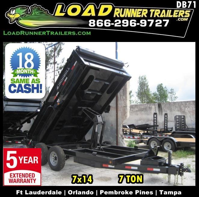 *DB71* 7x14 Nortstar Dump Trailer 7 Ton Tandem Axle Trailers 7 x 14 | D83-14T7-24S *DB71* 7x14 Nortstar Dump Trailer 7 Ton Tandem Axle Trailers 7 x 14 | D83-14T7-24S
