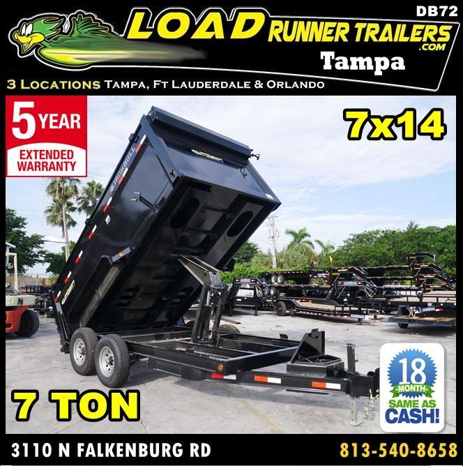 *DB72* 7x14 7 Ton Nortstar Dump Trailer Tandem Axle Trailers 7 x 14 | D83-14T7-48S *DB72* 7x14 7 Ton Nortstar Dump Trailer Tandem Axle Trailers 7 x 14 | D83-14T7-48S