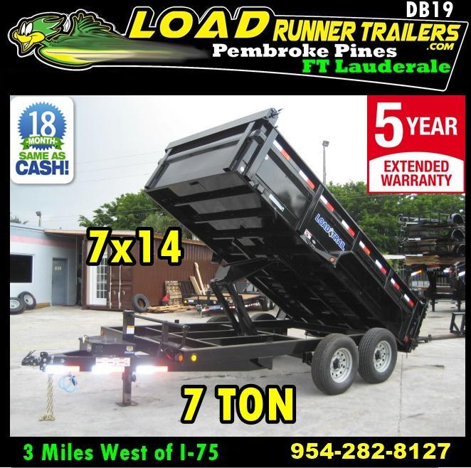 *DB19* 7x14 14K Load Trail Dump Trailer Tandem Axle Trailers 7 x 14 | D83-14T7-24S *DB19* 7x14 14K Load Trail Dump Trailer Tandem Axle Trailers 7 x 14 | D83-14T7-24S