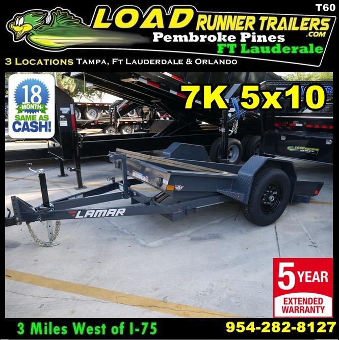 *T60* 5x10 Tilt Deck Bobcat Hauler Trailer 7K Trailers 5 x 10 | T59-10S7T-GT *T60* 5x10 Tilt Deck Bobcat Hauler Trailer 7K Trailers 5 x 10 | T59-10S7T-GT