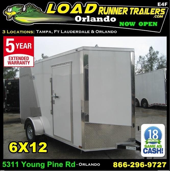 *E4F* 6x12 Enclosed Cargo Trailer Construction Trailers 6 x 12 | EV6-12S3-R *E4F* 6x12 Enclosed Cargo Trailer Construction Trailers 6 x 12 | EV6-12S3-R