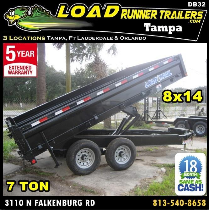 *DB32* 8x14 7 TON Dump Trailer LR Dumps & Trailers 8 x 14 | D96-14T7-18S *DB32* 8x14 7 TON Dump Trailer LR Dumps & Trailers 8 x 14 | D96-14T7-18S