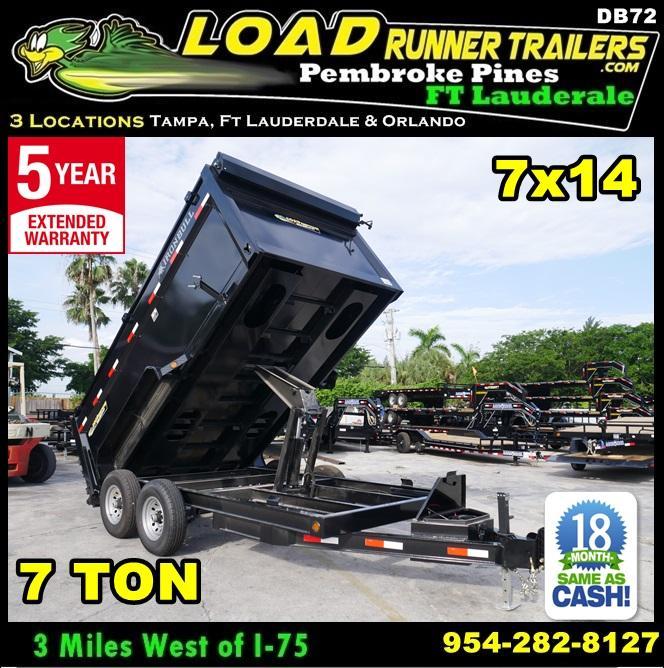 *DB72* 7x14 7 Ton Nortstar Dump Trailer Tandem Axle Trailers 7 x 14 | D83-14T7-48S *DB72* 7x14 7 Ton Nortstar Dump Trailer Tandem Axle Trailers 7 x 14 | D83-14T7-48S