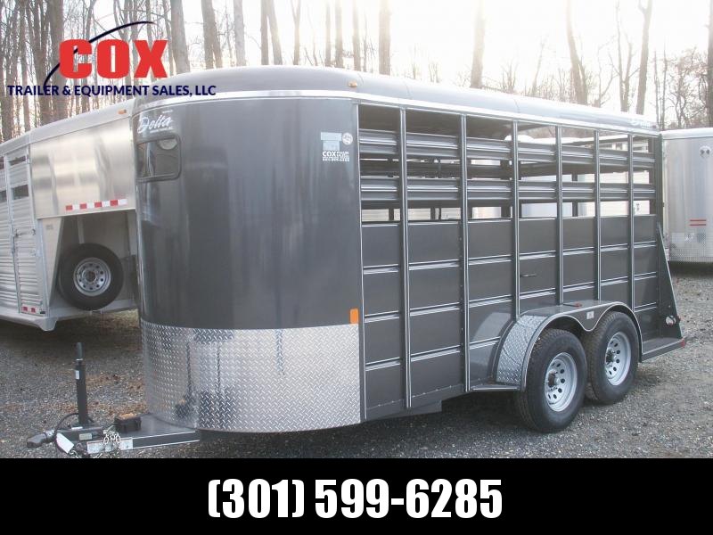 2016 Delta Manufacturing EXTRA HEIGHT 16 STOCK TRAILER Livestock Trailer in Ashburn, VA 2016 Delta Manufacturing EXTRA HEIGHT 16 STOCK TRAILER Livestock Trailer in Ashburn, VA