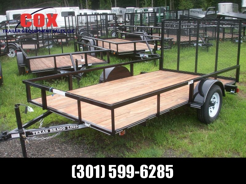 2019 Texas Bragg Trailers LD29 12 UTILITY Utility Trailer 2019 Texas Bragg Trailers LD29 12 UTILITY Utility Trailer
