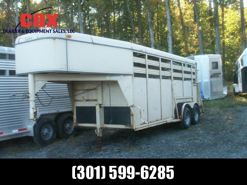2001 Adam 16 GN STEEL STOCK TRAILER Livestock Trailer in Ashburn, VA 2001 Adam 16 GN STEEL STOCK TRAILER Livestock Trailer in Ashburn, VA