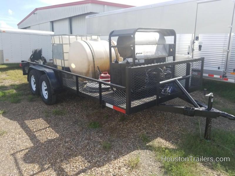 2013 Homemade Pressure Washer System 16' Utility Trailer 8066 2013 Homemade Pressure Washer System 16' Utility Trailer 8066