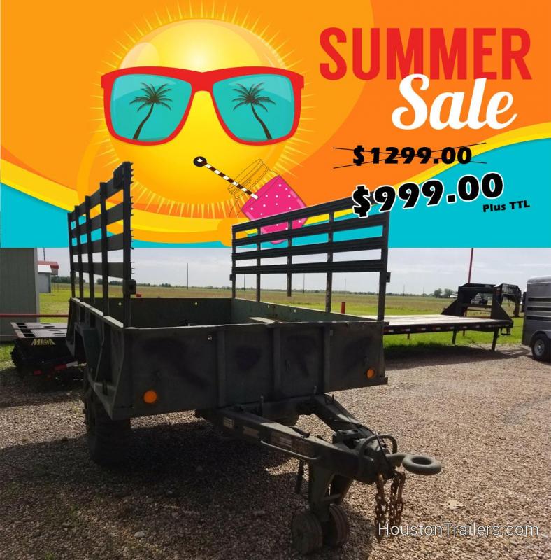1968 Other Military 110" X 74" SA Utility Trailer 8071 1968 Other Military 110" X 74" SA Utility Trailer 8071