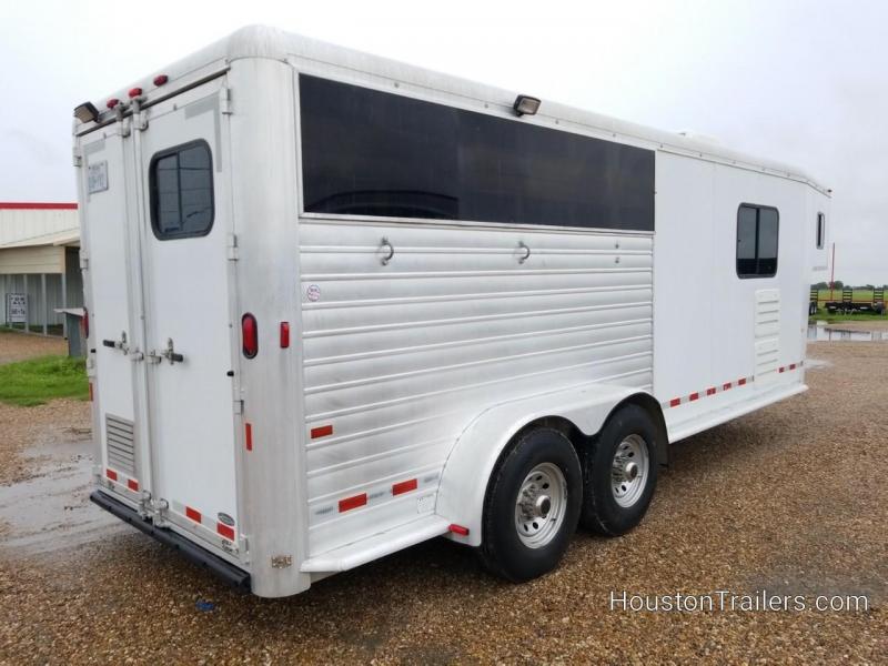 2003 hart trailers medallion 3 horse shortwall 6 lq co 1048