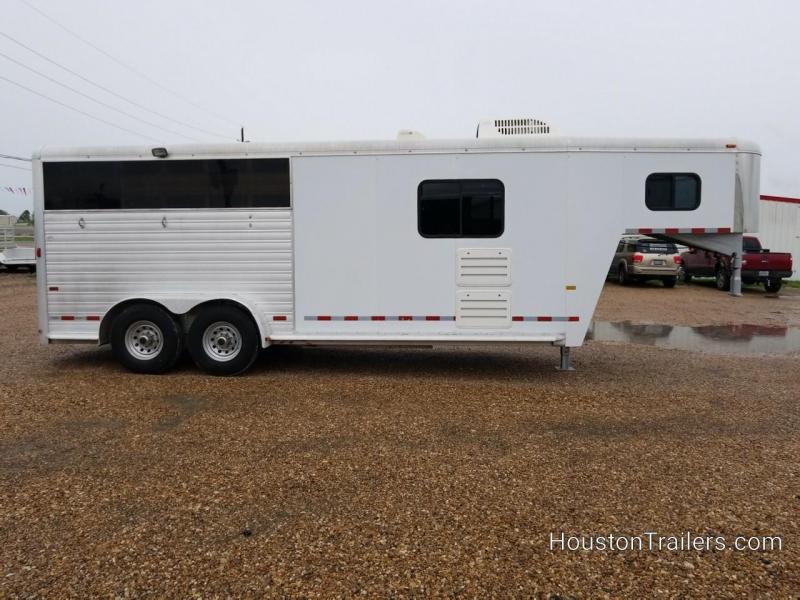 2003 hart trailers medallion 3 horse shortwall 6 lq co 1048