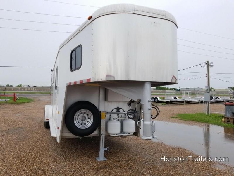 2003 hart trailers medallion 3 horse shortwall 6 lq co 1048