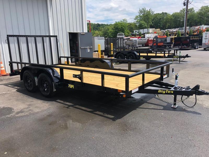BIGTEX 2020 7' x 16' (70PI) Tandem Axle Pipe Landscape / Utility Trailer BIGTEX 2020 7' x 16' (70PI) Tandem Axle Pipe Landscape / Utility Trailer