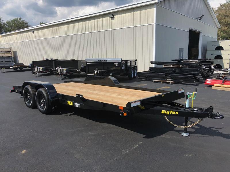 BIGTEX 2019 70CH 7' X 18' TANDEM AXLE CAR HAULER BIGTEX 2019 70CH 7' X 18' TANDEM AXLE CAR HAULER