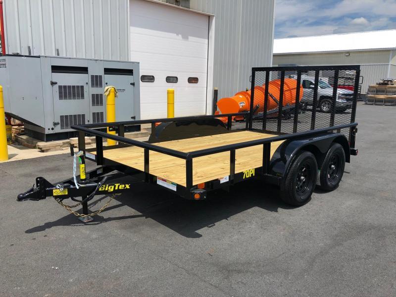 BIGTEX 2019 70PI 7' x 12' TANDEM AXLE LANDSCAPE / UTILITY TRAILER BIGTEX 2019 70PI 7' x 12' TANDEM AXLE LANDSCAPE / UTILITY TRAILER