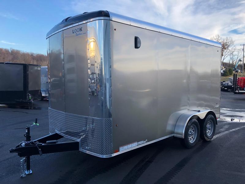 2019 Look 7x14' Vision Tandem Axle Pewter Enclosed Cargo Trailer 2019 Look 7x14' Vision Tandem Axle Pewter Enclosed Cargo Trailer