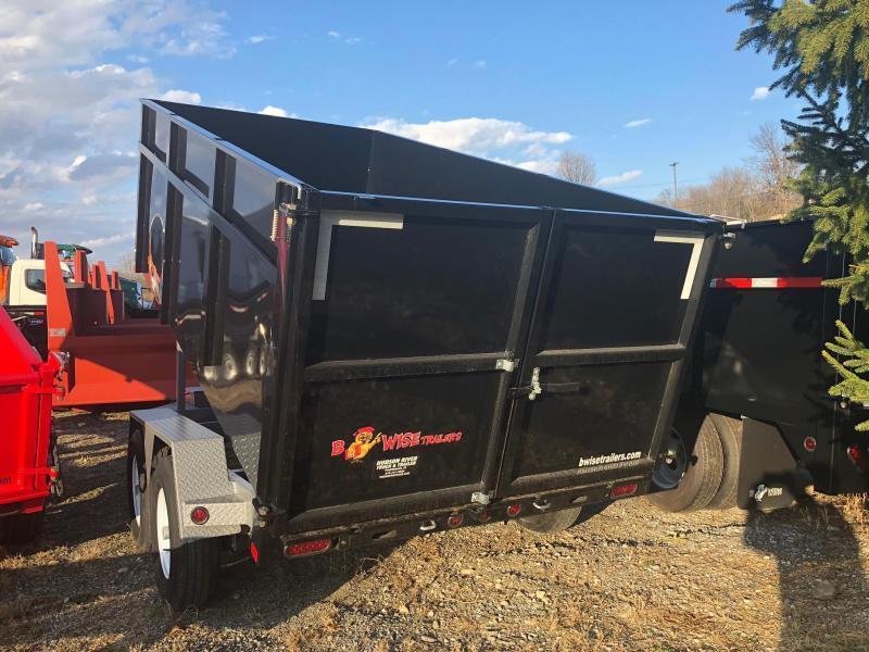 BWISE 2019 6' X 12' LOW PROFILE DUMP TRAILER BLACK WITH HAMMERTONE BWISE 2019 6' X 12' LOW PROFILE DUMP TRAILER BLACK WITH HAMMERTONE