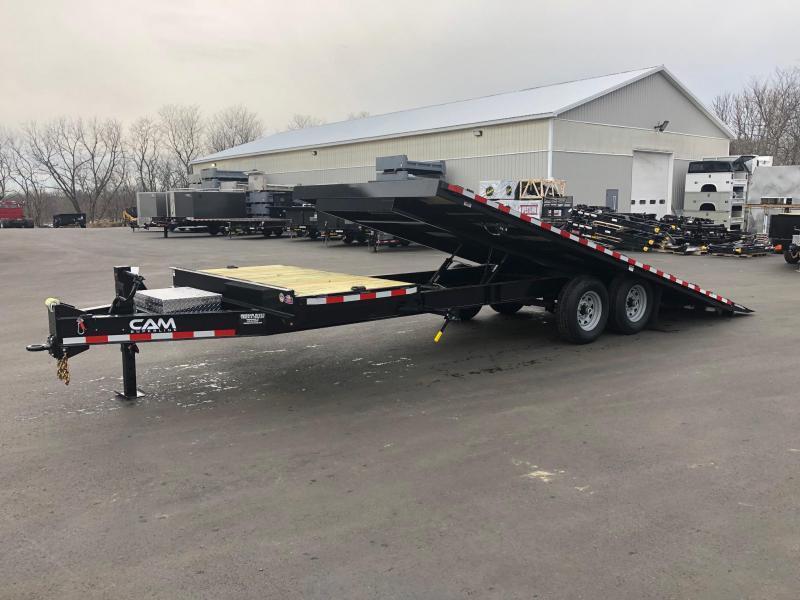 CAM 2019 8.5' X 24' 7 TON DECKOVER SPLIT TILT EQUIPMENT TRAILER CAM 2019 8.5' X 24' 7 TON DECKOVER SPLIT TILT EQUIPMENT TRAILER