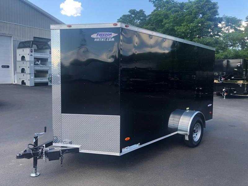 FREEDOM 2019 6X12 SINGLE AXLE BLACK CARGO/ENCLOSED TRAILER FREEDOM 2019 6X12 SINGLE AXLE BLACK CARGO/ENCLOSED TRAILER