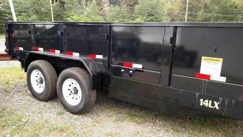 BIGTEX 2019 14LX-12 (7' x 12') BLACK HEAVY DUTY TANDEM EXTRA WIDE DUMP TRAILER BIGTEX 2019 14LX-12 (7' x 12') BLACK HEAVY DUTY TANDEM EXTRA WIDE DUMP TRAILER