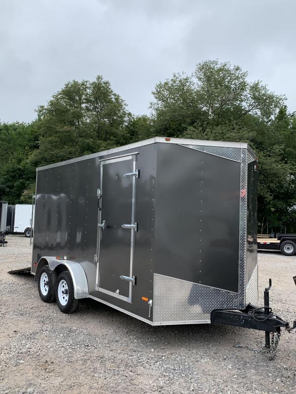 USED* 2017 RC 7X14 +2ft V trailer ramp door/12" extra height USED* 2017 RC 7X14 +2ft V trailer ramp door/12" extra height