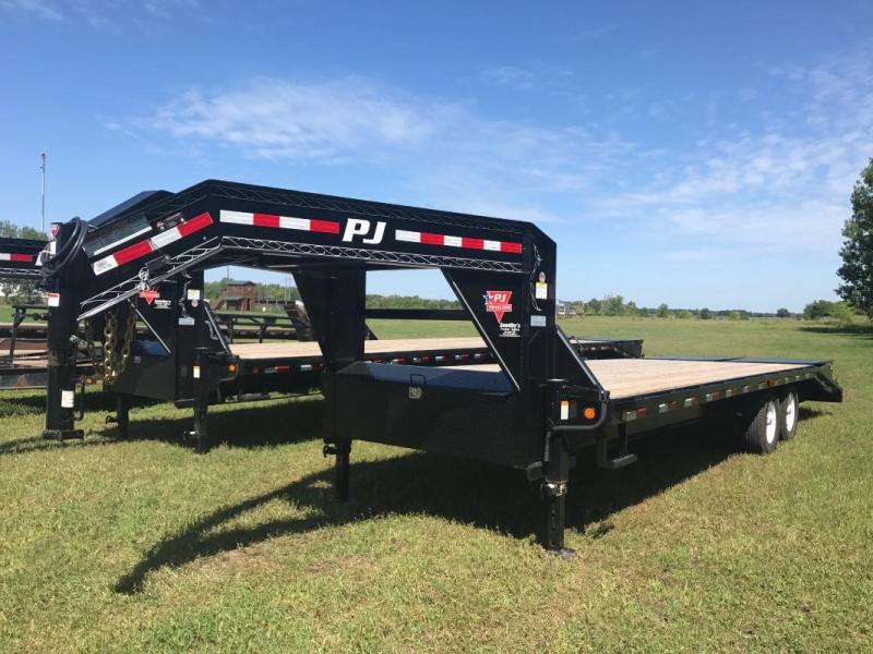 2017 PJ Trailers 25' FS GN w/Monster Ramps 2017 PJ Trailers 25' FS GN w/Monster Ramps
